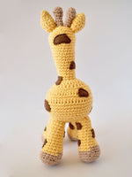 giraffe amigurumi pattern with step by step photos