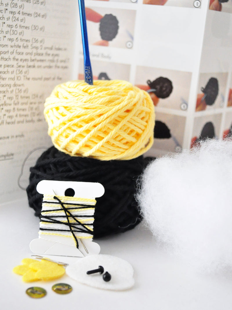 Penguin crochet kit with all supplies included