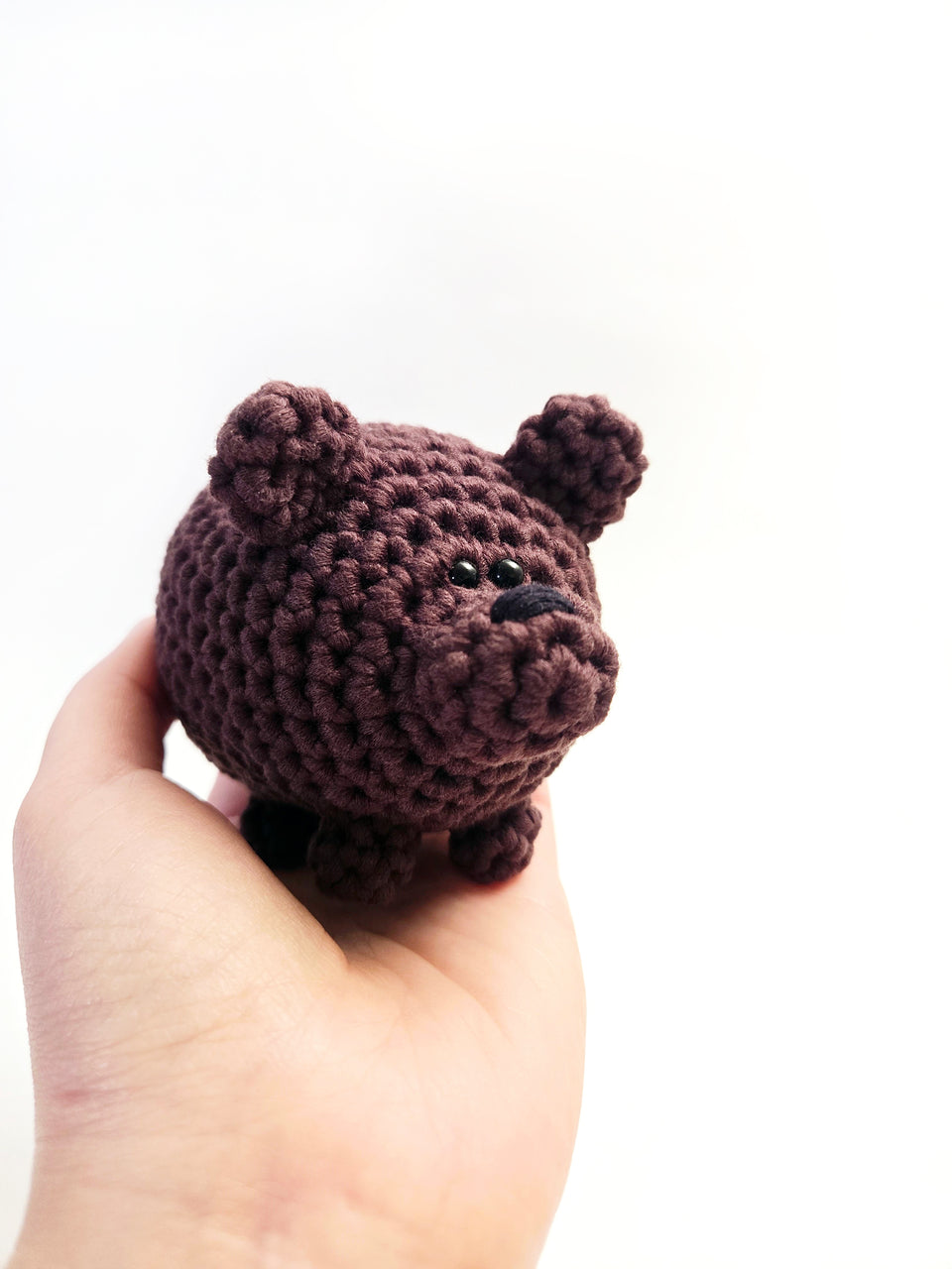 brown bear crochet kit