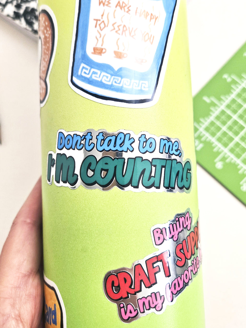 Don't talk to me, I'M COUNTING Sticker
