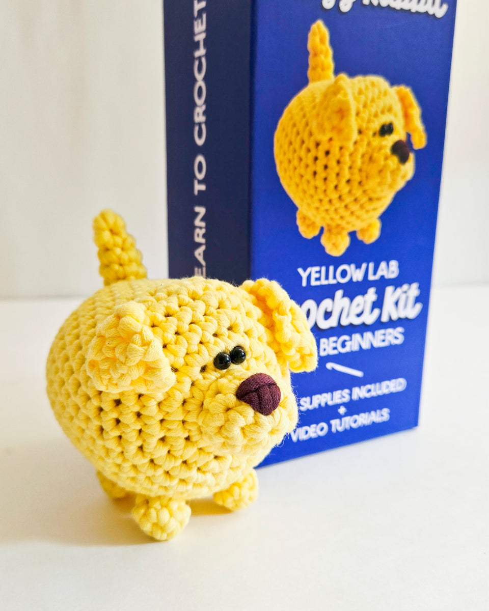 Yellow Lab Crochet Kit