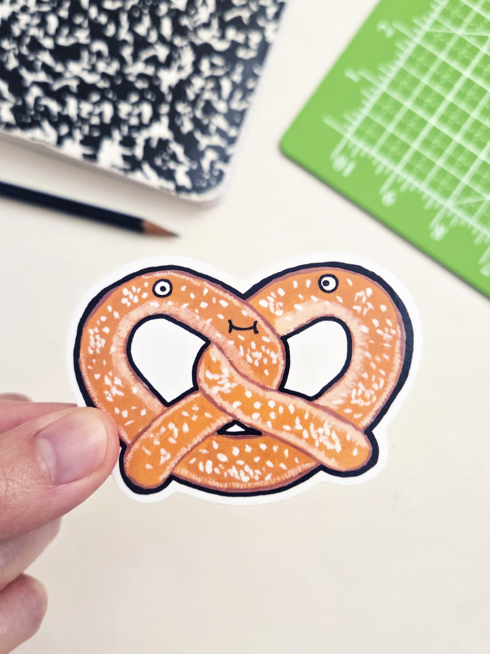 Pretzel Sticker