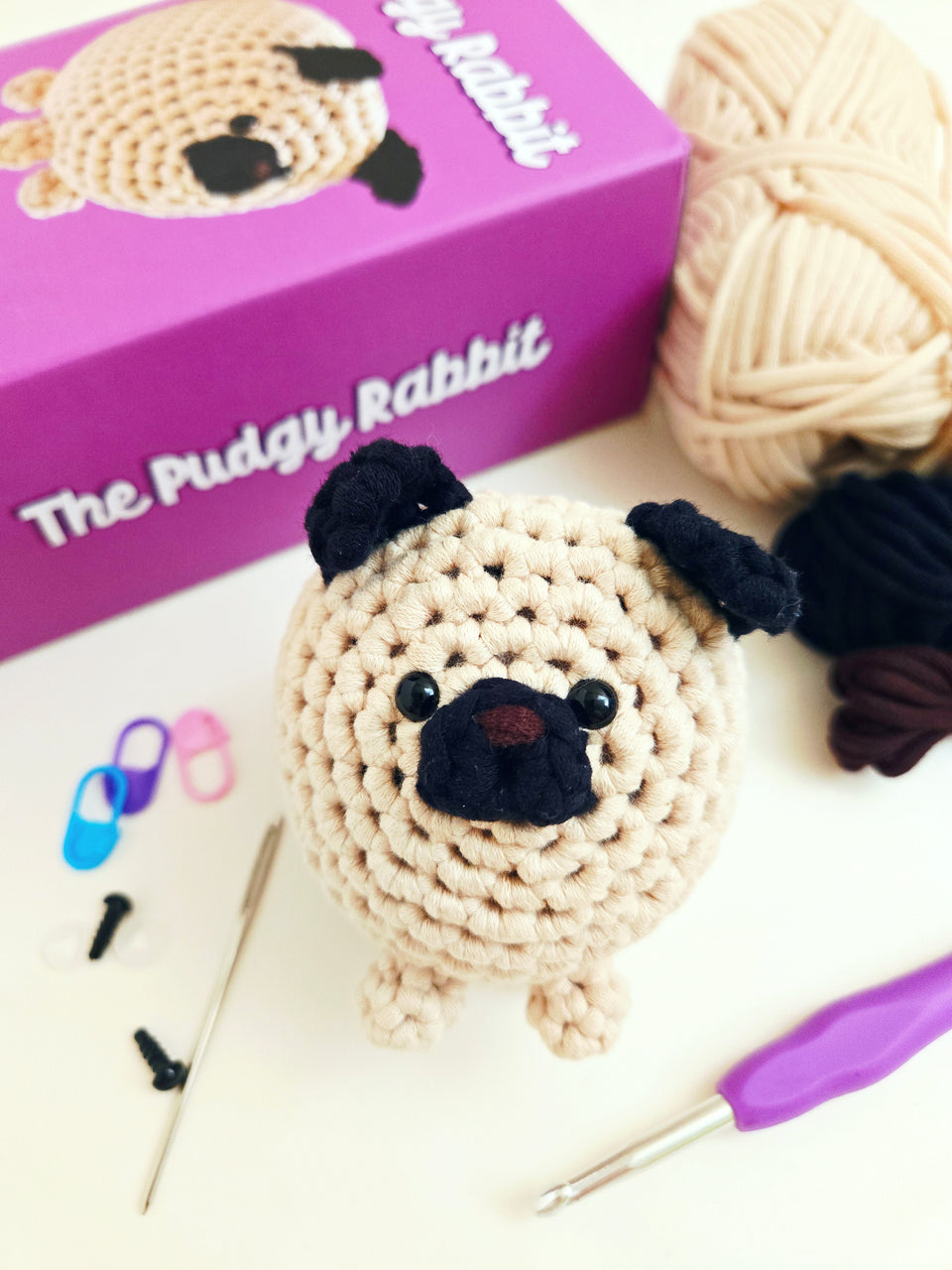 Tubby Pug Crochet Kit