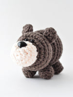 Brown bear crochet kit