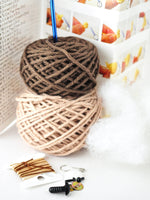 Supplies for dog crochet kit