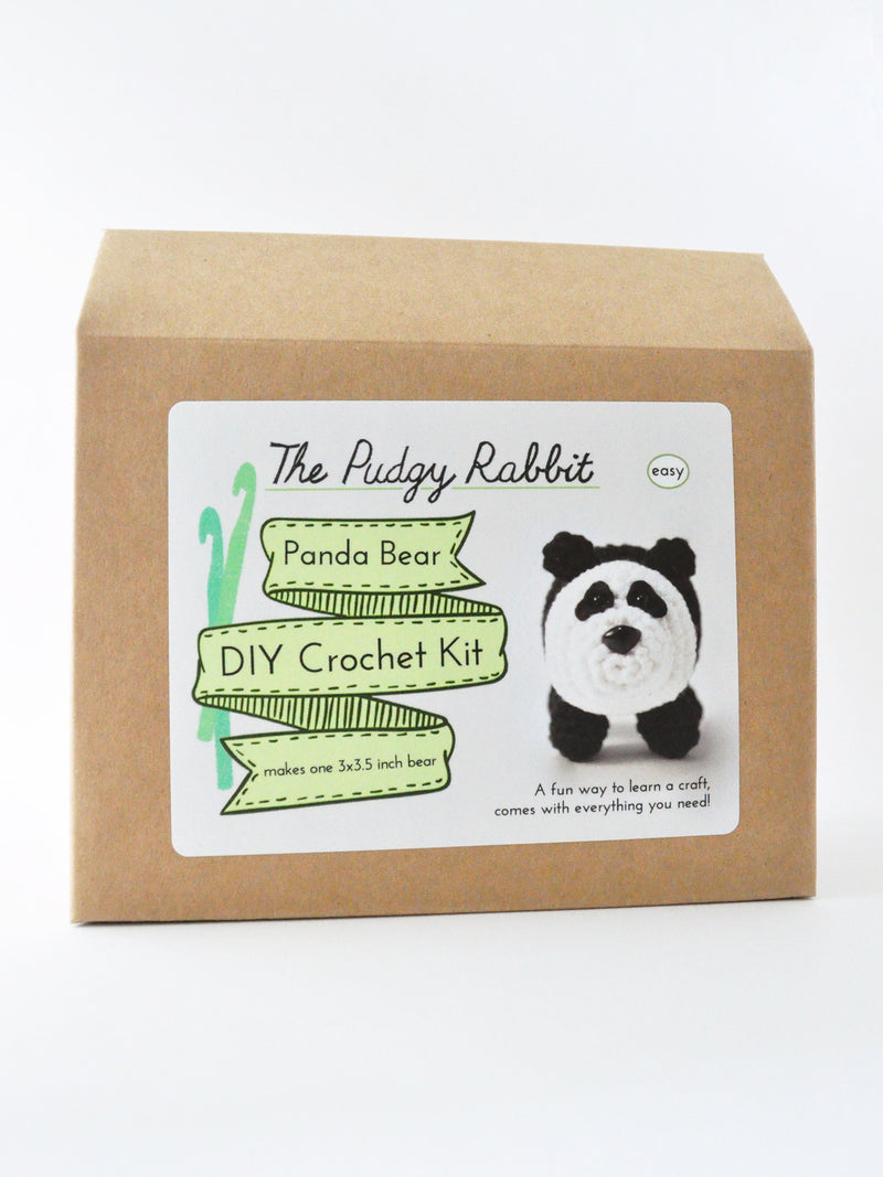 Panda DIY amigurumi crochet kit