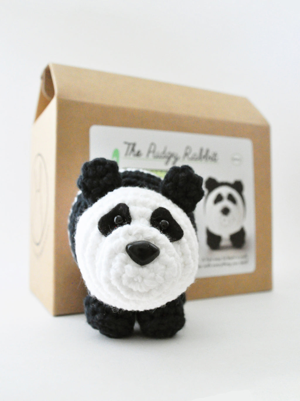 Mini panda crochet kit