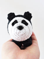 Complete panda crochet kit