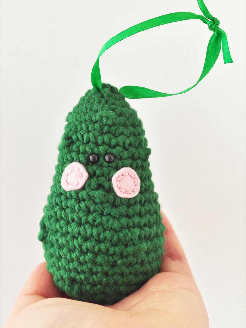 Pickle Ornament Crochet Pattern