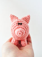 Mini pig crochet DIY kit